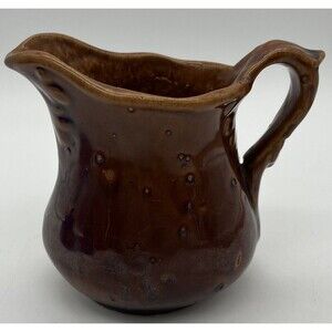 Brown Ceramic Pitcher Jug - Rustic Home Dining Serveware